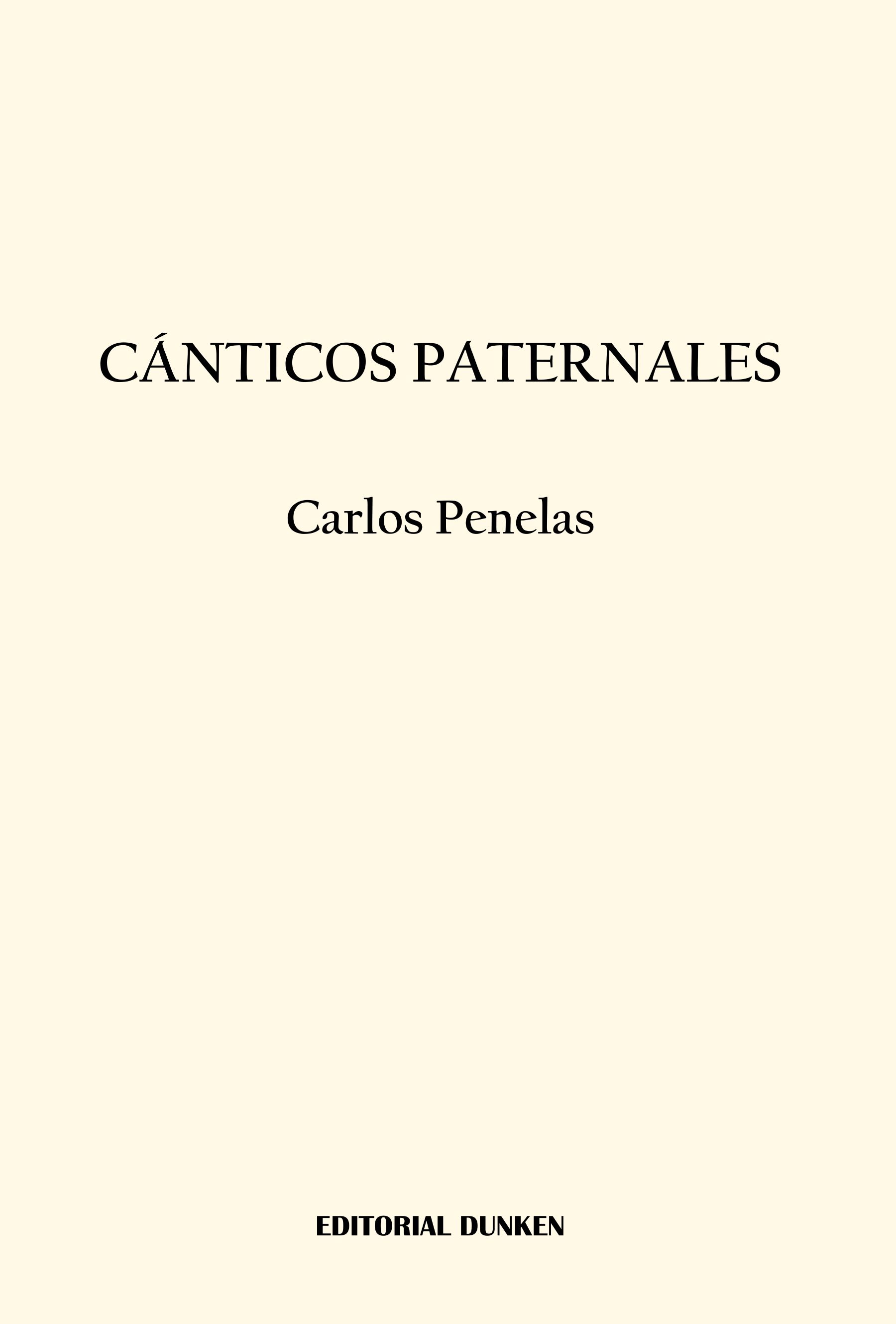 Cánticos Paternales (Carlos Penelas)