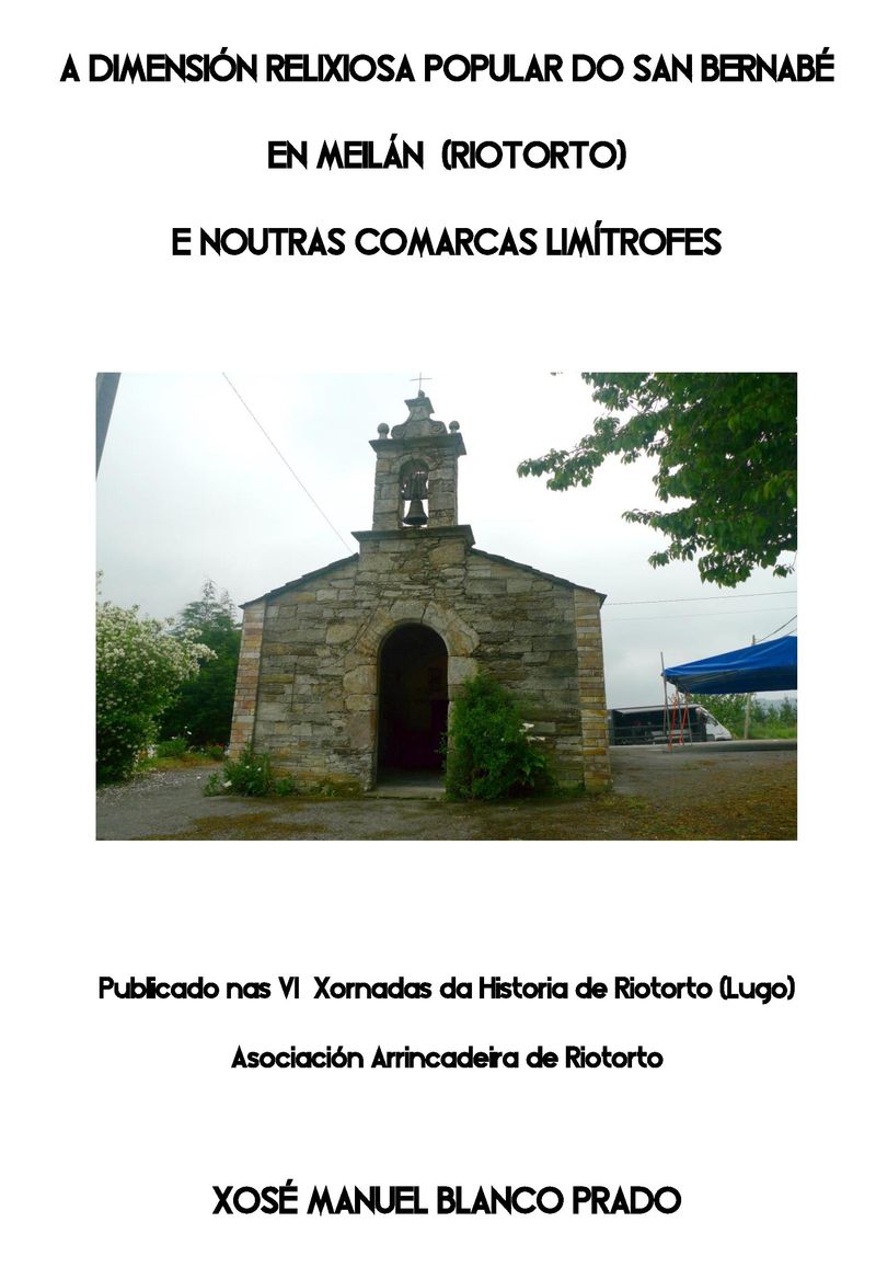 A dimensión relixiosa popular do San Bernabé en Meilán (Riotorto)
